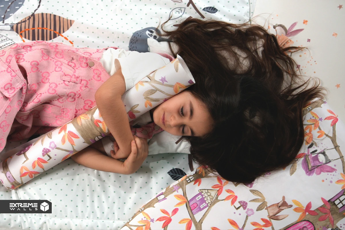 Hypoallergenic Pampoo wallpapers, safe for kids with sensitive skin and allergies.