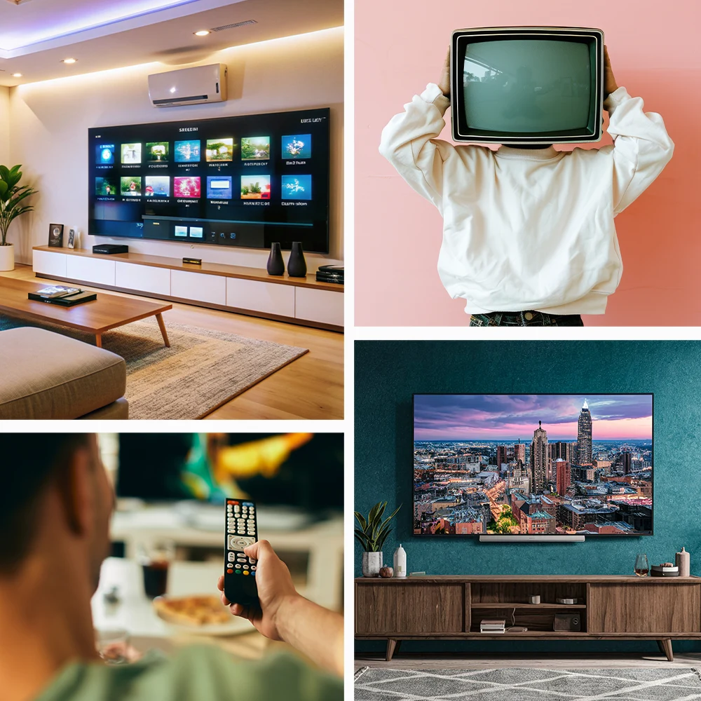 The latest and most stylish TV wall wallpaper designs-index