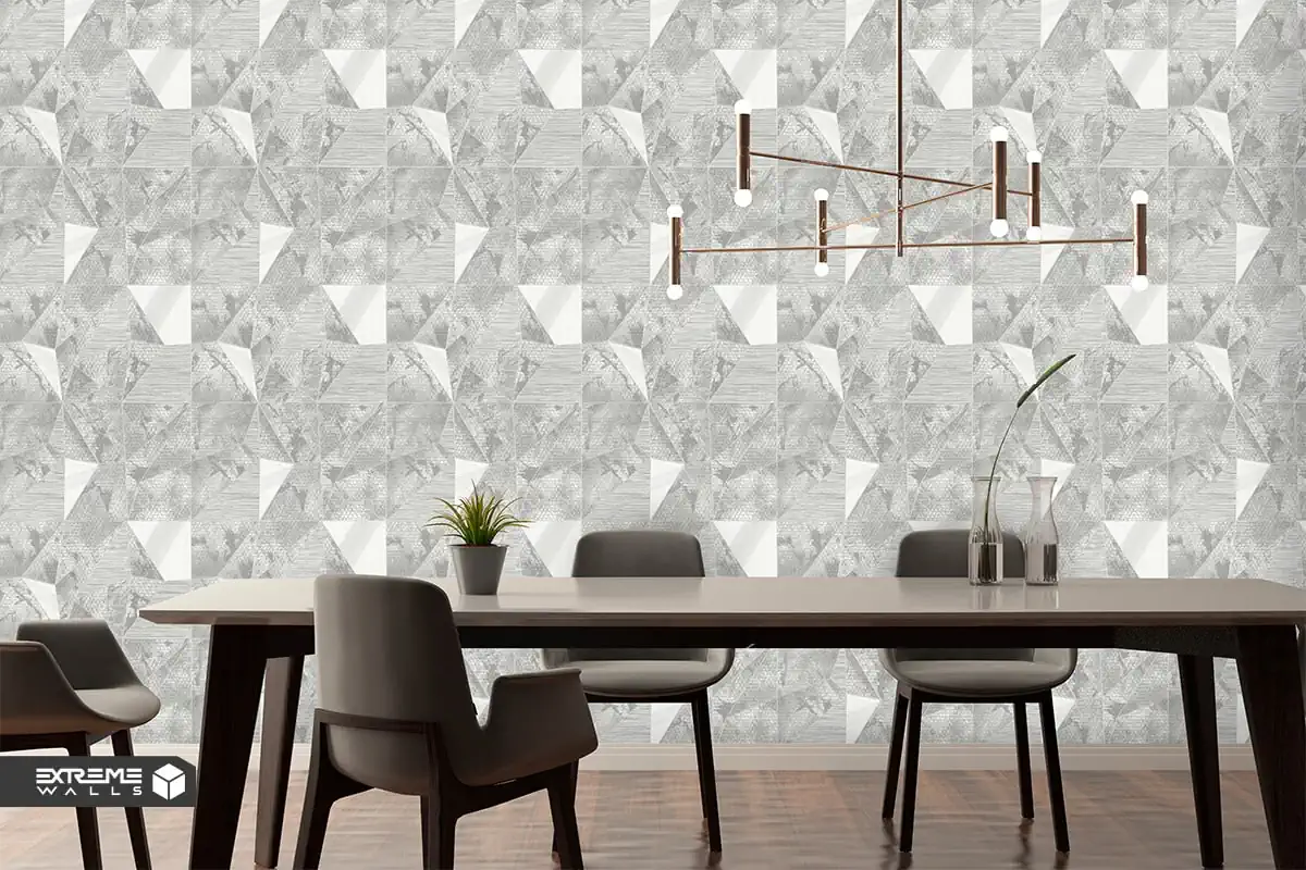 The most stylish and latest wallpaper models behind the dining table 10 2