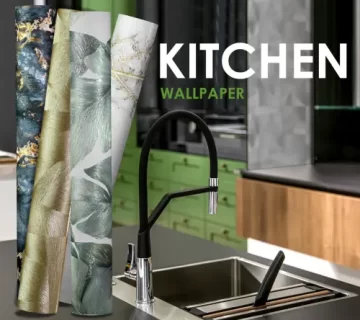 چگونه آشپزخانه خود را کاغذ دیواری کنیم؟