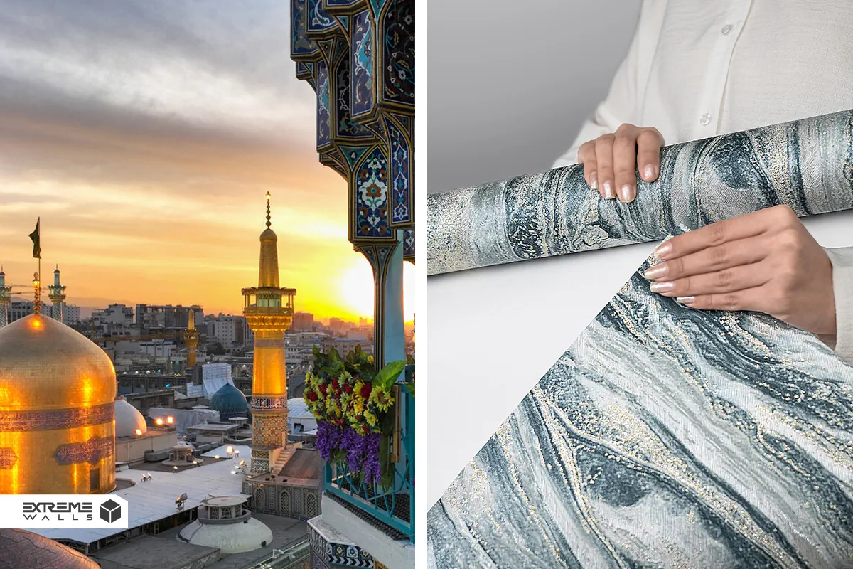 بورس فروش کاغذ دیواری در بلوار امامیه مشهد 
