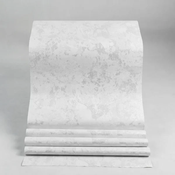 کاغذ دیواری طرح بافت خاکستری کد 907G (رول باز شده)