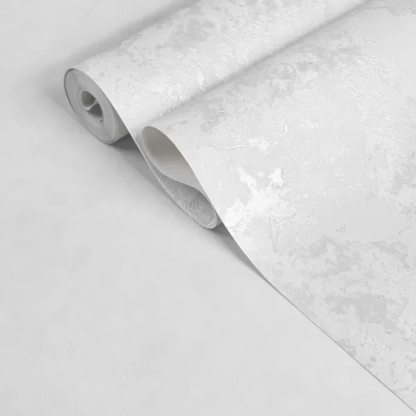 کاغذ دیواری طرح بافت خاکستری کد 907G (رول نیمه باز شده)