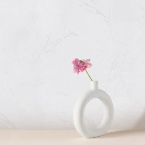 کاغذ دیواری طرح رگه‌دار سفید کد 918W (شاخص)
