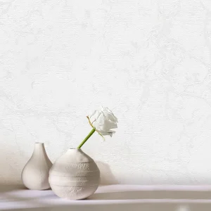 کاغذ دیواری طرح رگه‌دار سفید کد 922W (شاخص)