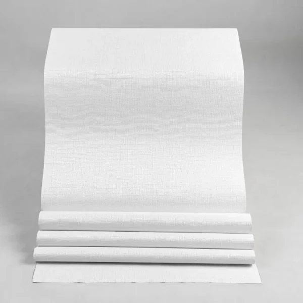 کاغذ دیواری طرح جودون سفید کد 924W (رول باز شده)