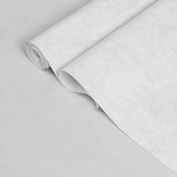 کاغذ دیواری طرح بافت خاکستری کد 928G (رول نیمه باز شده)