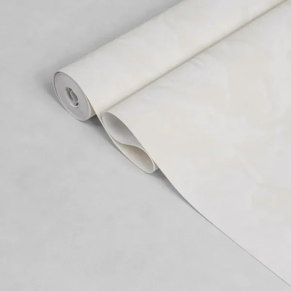 کاغذ دیواری طرح بافت کرم کد 938C (رول نیمه باز شده)