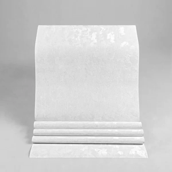 کاغذ دیواری طرح بافت خاکستری کد 939G (رول باز شده)