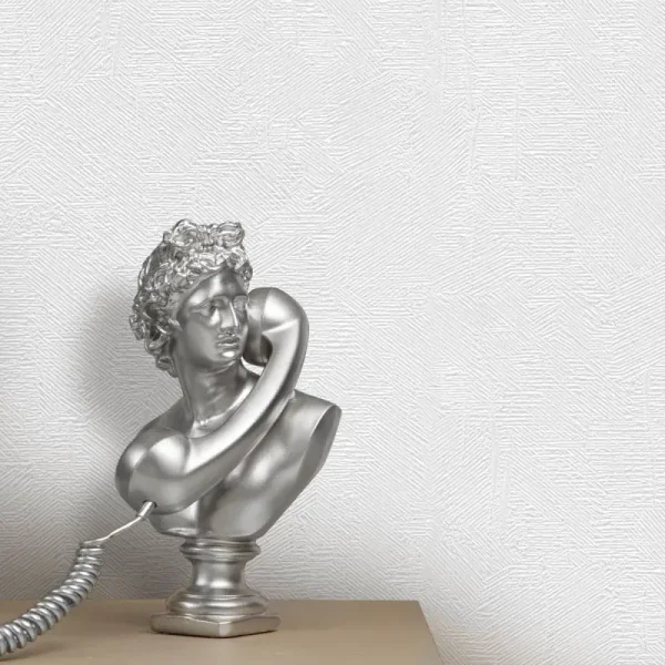 کاغذ دیواری طرح بافت سفید کد 939W (شاخص)
