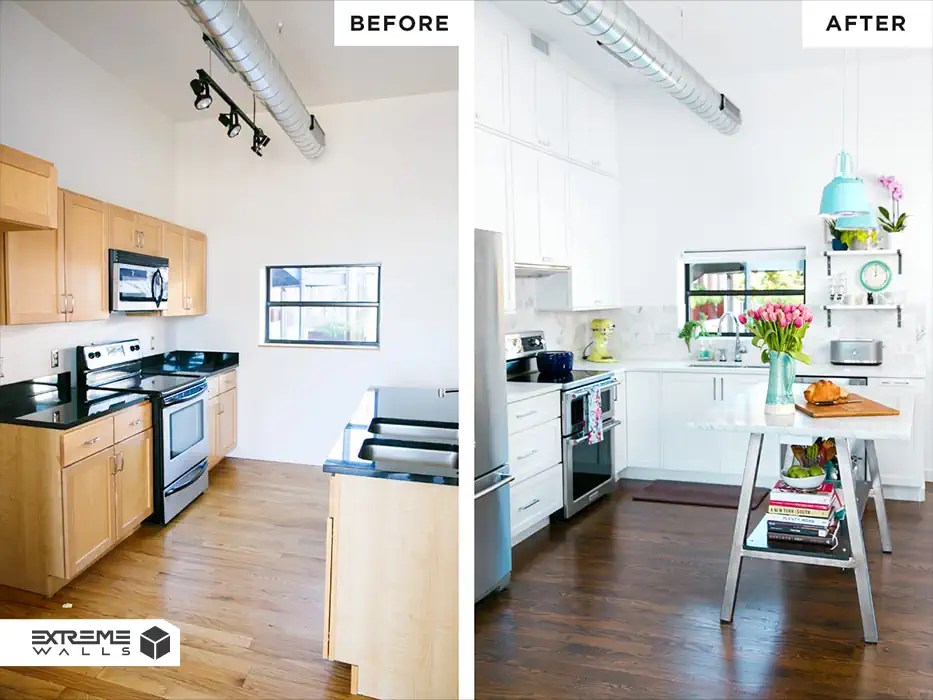بازسازی آشپزخانه قدیمی با کمترین هزینه