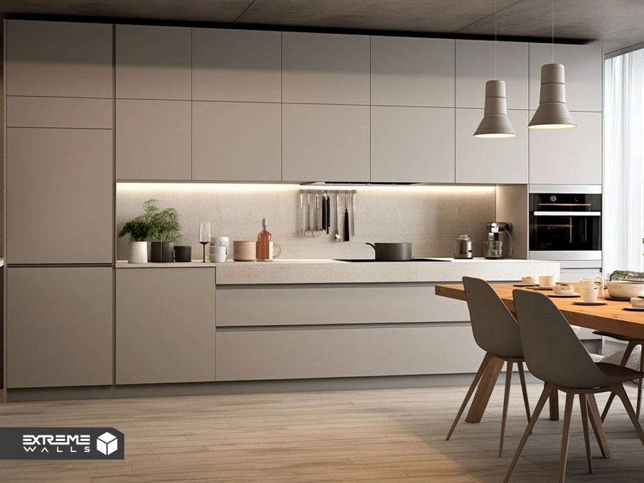 کابینت سبک مدرن برای آشپزخانه مدرن