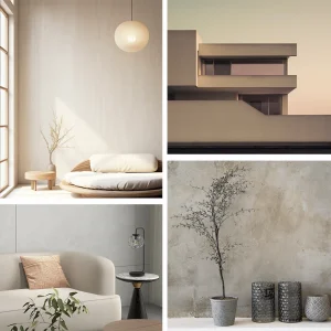 کاغذ دیواری اکستریم والز 61 Tricks to make your space look bigger with simple minimalist wallpaper