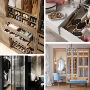 طراحی کلوزت روم مدرن و لاکچری