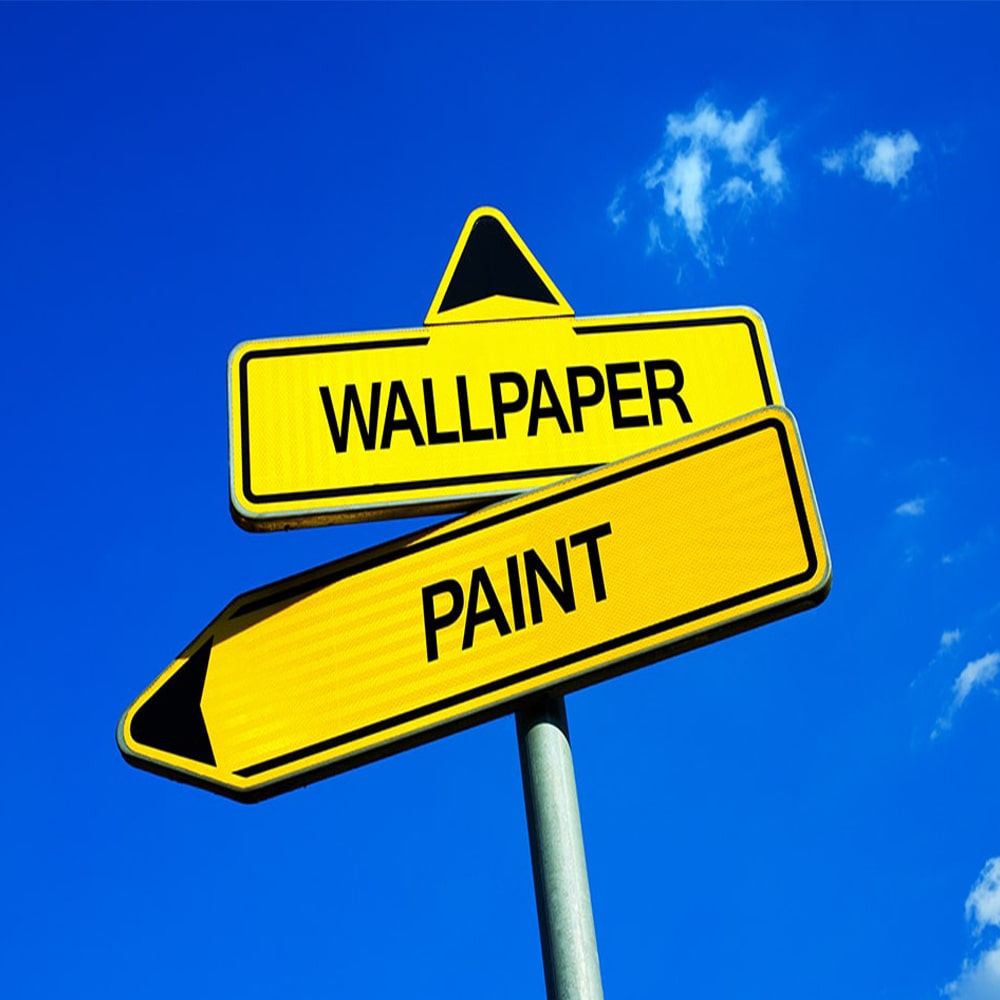 The most important advantages of wallpaper compared to paint