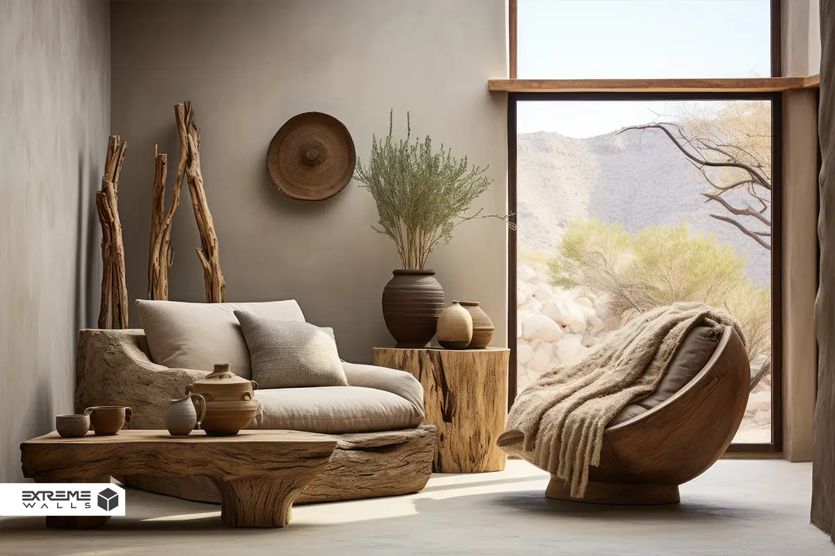 استفاده از مصالح و متریال طبیعی