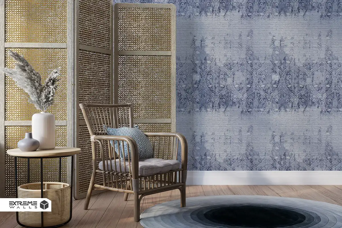 کاغذ دیواری طرح نقش و نگار پتینه کد ۶۰۹۷