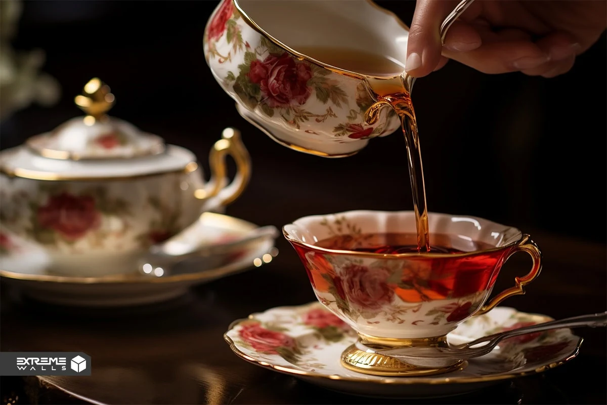 The most stylish models of tea service in classic and European style 37