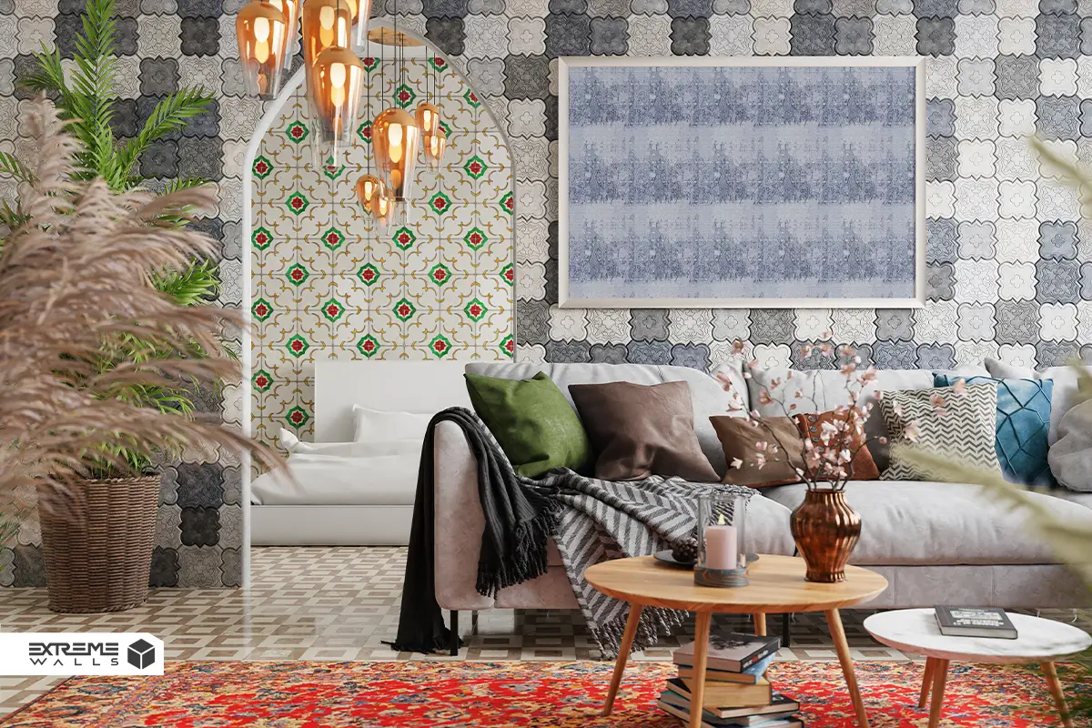 استفاده از رنگ‌های گرم و طبیعی