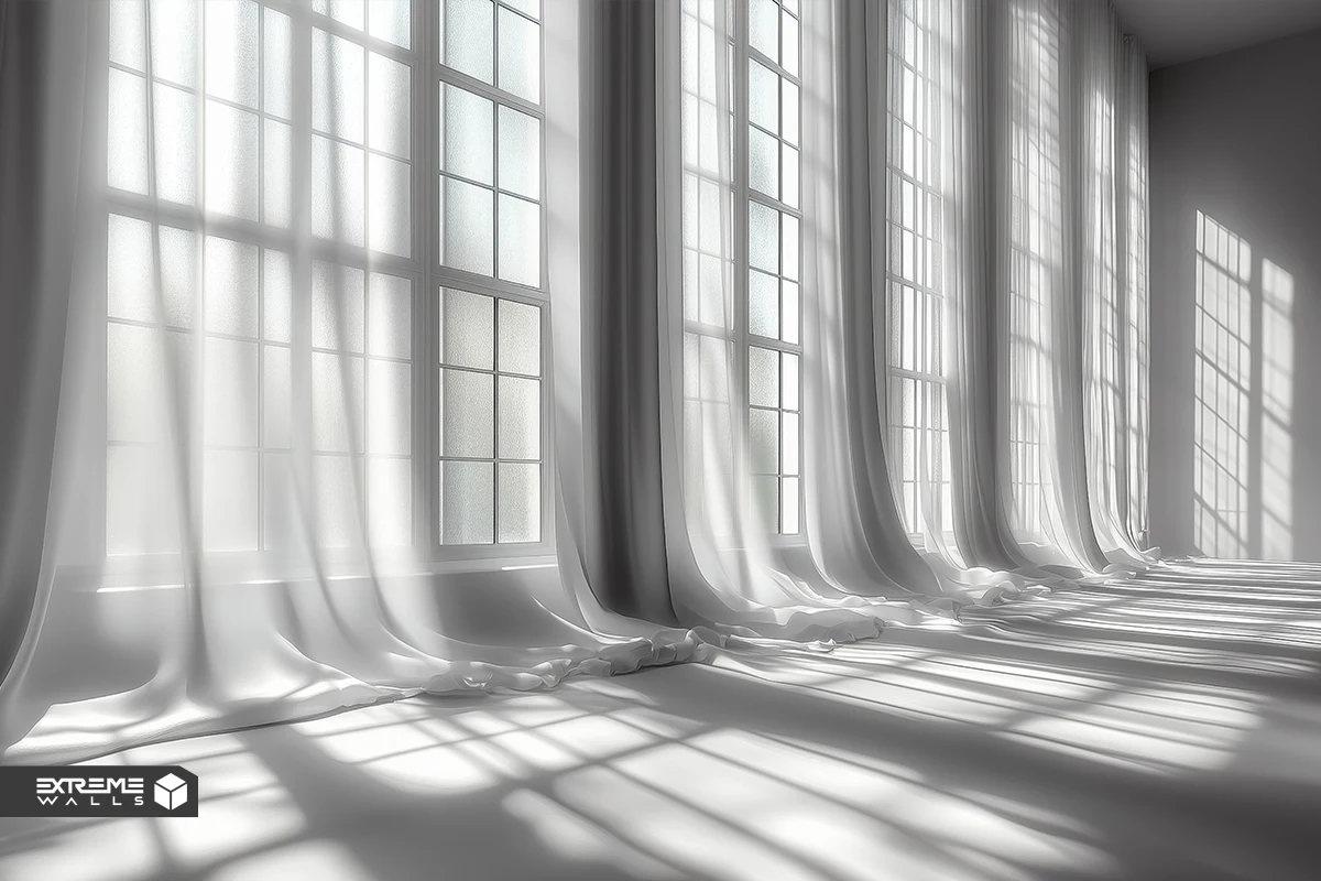 ترکیب نور و پرده در فضاهای مینیمال