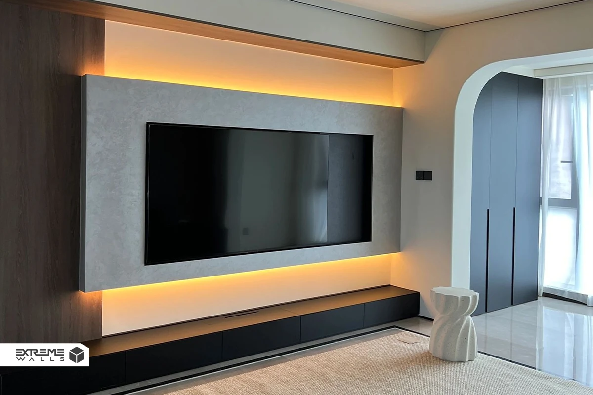 طراحی تی وی وال کناف