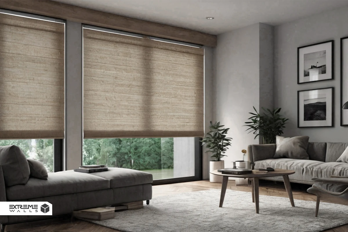 پرده ساده بلک اوت 