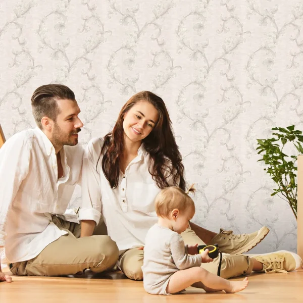 کاغذ دیواری طرح نقش و نگار کد ۲۱۶ خانواده و کودک
