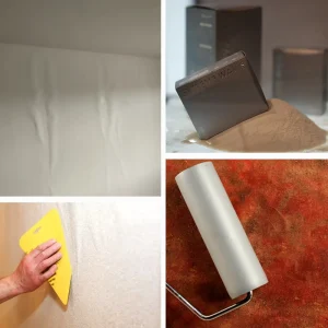 نحوه از بین بردن حباب زیر کاغذ دیواری