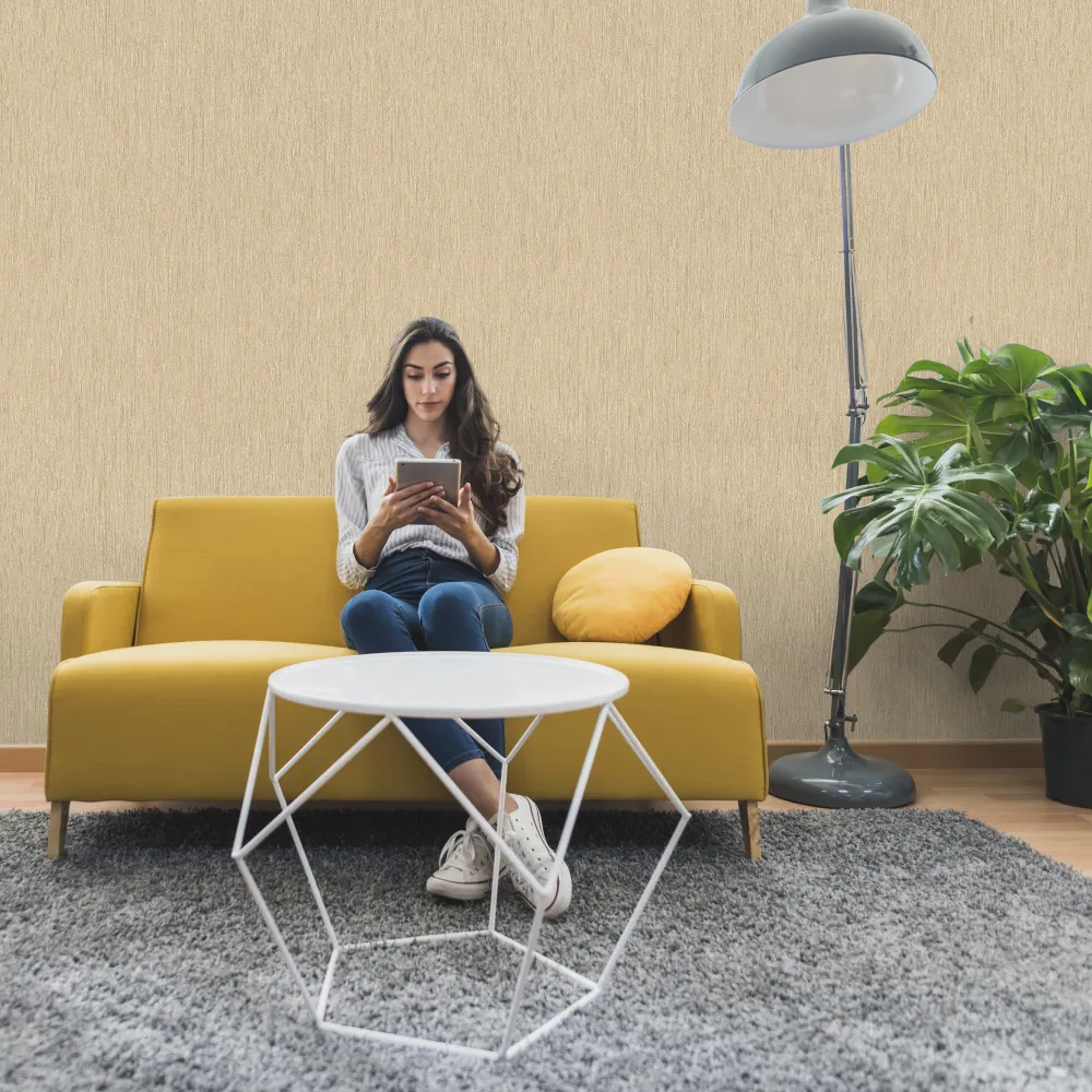 کاغذ دیواری طرح بافت طلایی کد ۱۰۲۳۱ 6 کاغذ دیواری طرح بافت طلایی کد ۱۰۲۳۱ (کاغذ دیواری نشیمن)