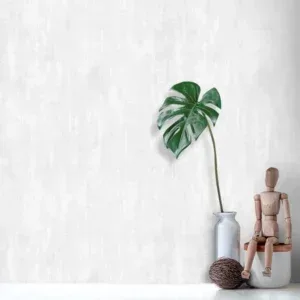 کاغذ دیواری طرح پتینه سفید