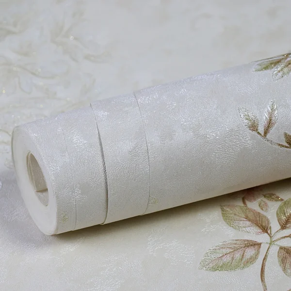 کاغذ دیواری طرح ترکیبی گلدار کد ۳۰۸۸ (رول کاغذ دیواری)