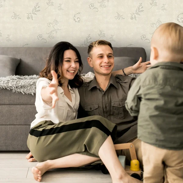 کاغذ دیواری طرح نقش و نگار کد۴۰۳۱ خانواده