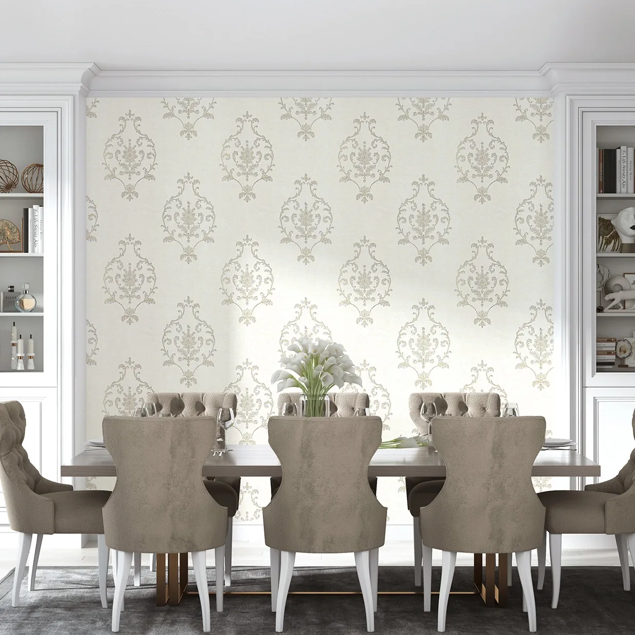 کاغذ دیواری طرح داماسک الون کد ۴۰۴۵ 2 کاغذ دیواری طرح داماسک الون کد ۴۰۴۵ پذیرایی