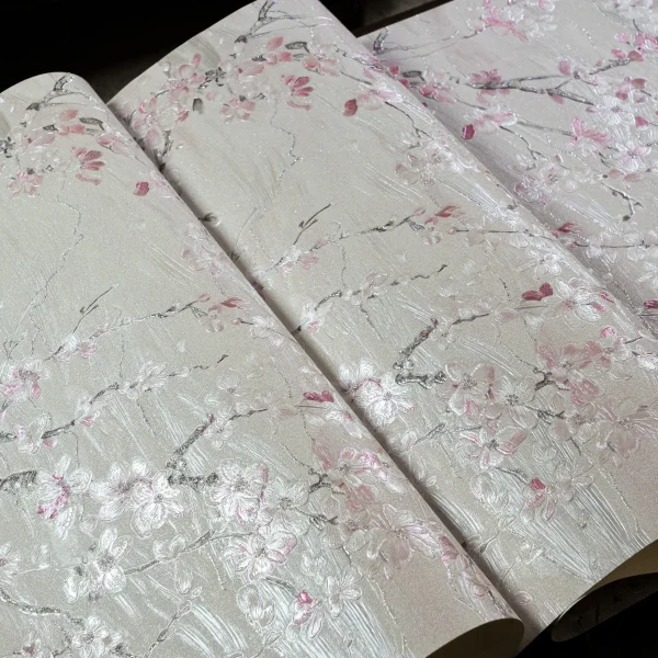 کاغذ دیواری طرح گلدار کد ۷۰۲۴ سه رول باز