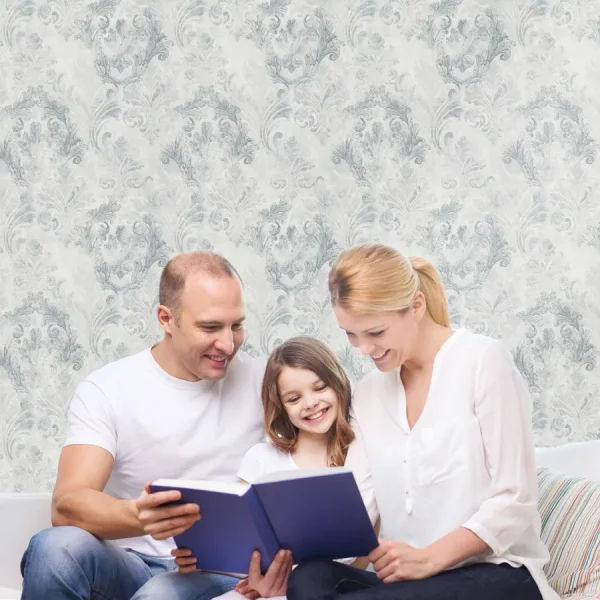 کاغذ دیواری طرح داماسک کد ۸۱۱۰ خانواده