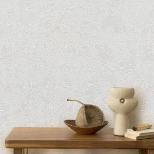 کاغذ دیواری طرح بافت سفید کد 908W (شاخص)