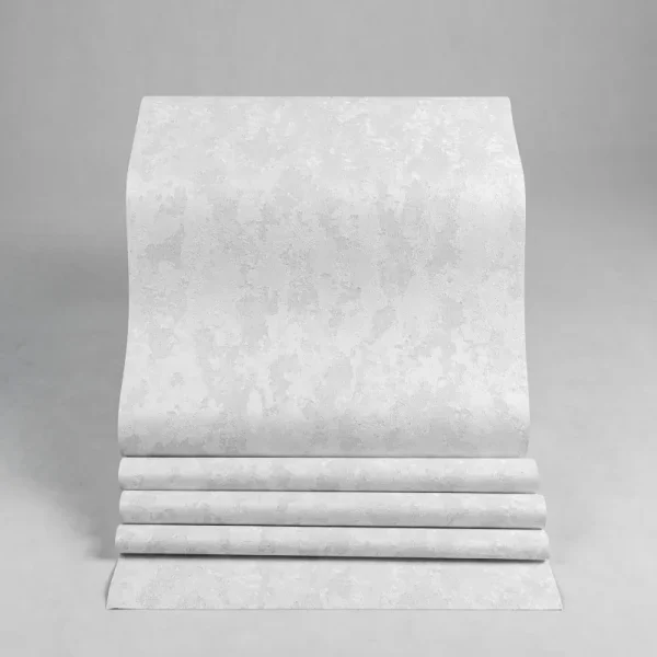 کاغذ دیواری طرح ساده خاکستری کد 911G (رول باز شده)