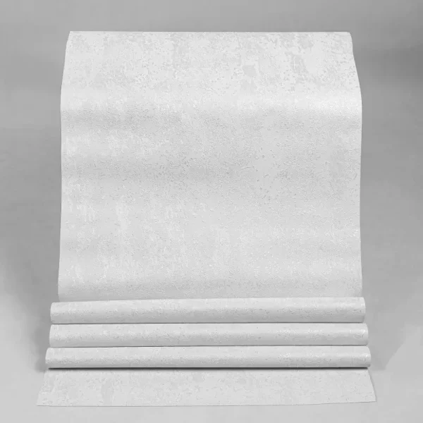 کاغذ دیواری طرح بافت خاکستری کد 930G (رول باز شده)