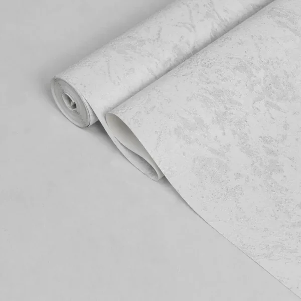 کاغذ دیواری طرح بافت خاکستری کد 932G (رول نیمه باز شده)