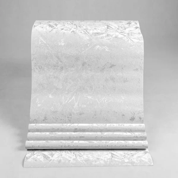 کاغذ دیواری طرح بافت خاکستری کد 940G (رول باز شده)