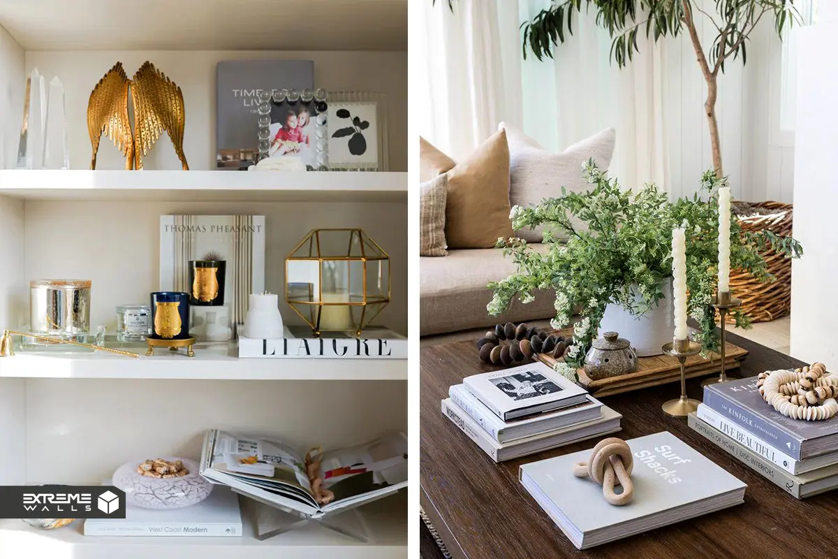 شمع‌ها، شمعدان‌ها و مجسمه‌های کوچک؛ جزییات تاثیرگذار در دکوراسیون 