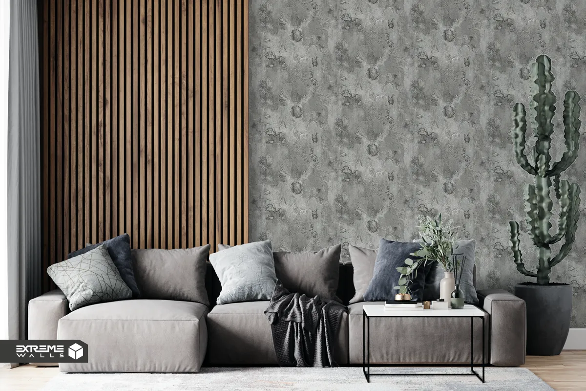 راهنمای انتخاب کاغذ دیواری بر اساس سبک دکوراسیون داخلی 9 ترکیب مدرنیته و لوکس بودن با کاغذ دیواری سبک صنعتی