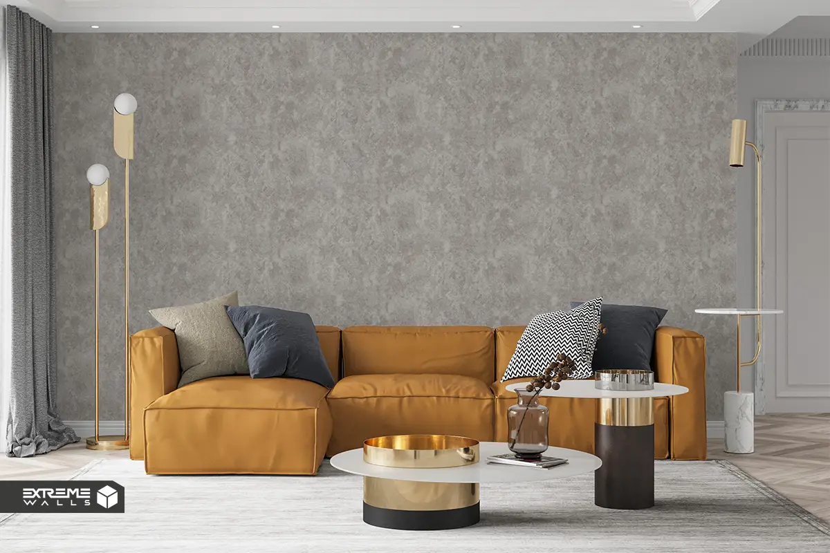 کاغذ دیواری براق و درخشان برای روشن‌تر کردن اتاق‌های کم‌نور