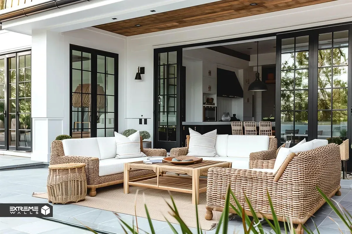 پاسیو چیست؟ ایدههایی برای طراحی پاسیو مدرن در منزل 24 چیدمان و طراحی پاسیو ساختمان