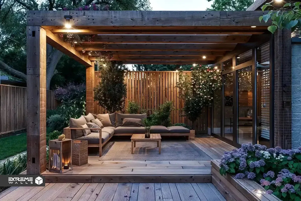 پاسیو چیست؟ ایدههایی برای طراحی پاسیو مدرن در منزل 23 چیدمان و طراحی پاسیو ساختمان