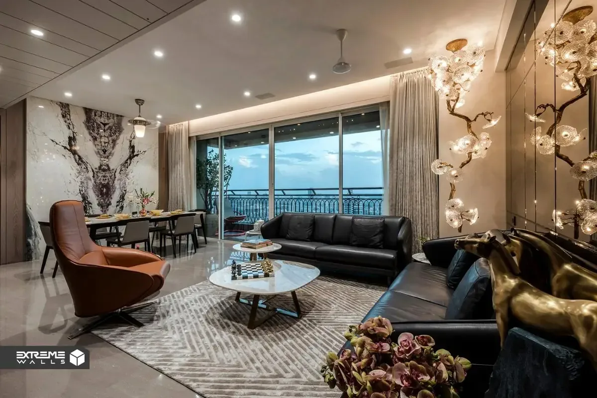 طراحی دکوراسیون لاکچری برای نوروز 1404 1 دکوراسیون لاکچری برای نوروز 1404 با رنگهای خاص و مبلمان شیک