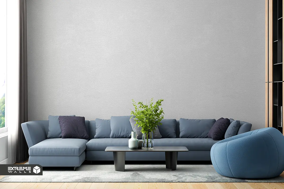 ترندهای جدید دکوراسیون فضاهای کوچک با کاغذ دیواری 6 "استفاده از کاغذ دیواری تکرنگ برای بزرگتر نشان دادن فضاهای کوچک"
