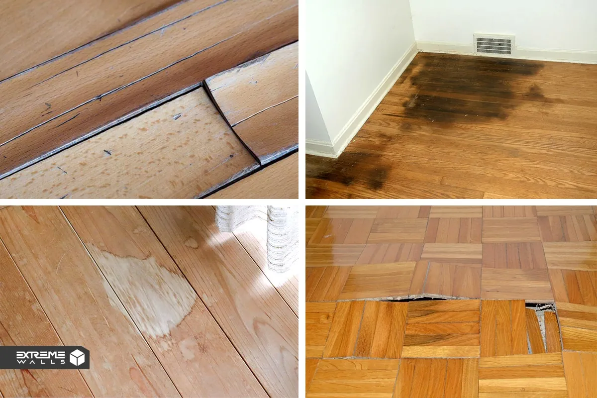 پارکت یا سرامیک؟ کدامیک انتخاب بهتر و بصرفه تری است؟ 8 حساسیت پارکت چوبی به رطوبت و آسیبپذیری آن