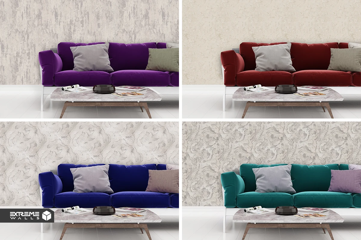 پرطرفدارترین طرح کاغذ دیواری و پرفروشترین آلبوم کاغذ دیواری در سال ۱۴۰۴ 3 کاغذ دیواری اتاق نشیمن