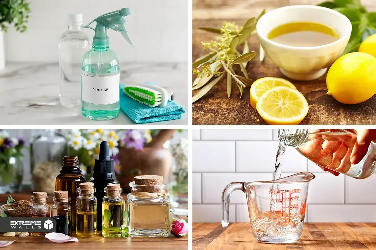 روش‌های طبیعی تمیز کردن لوازم چوبی با سرکه، روغن زیتون و اسانس 